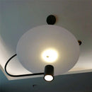 Axya Modern Black Acrylic Metal Pendent Lights for Dining Room Chandelier