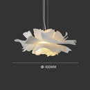 Axyaa White Flower Chandelier for Modern Living Room and Bedroom