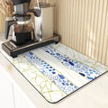 Axyaa Wave Pattern Silicone Coasters - Kitchen Decor & Drying Mat