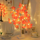 Axyaa LED Maple Leaf Tree Night Light - USB&Battery Powered Simulation Landscape Lamp