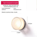 Axyaa Nordic Amber LED Jelly Wall Sconce - Smokey Grey Decor Lamp