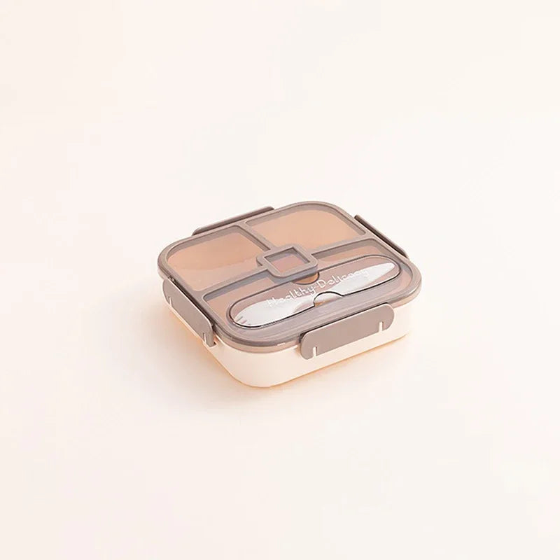 Axyaa 3 Compartment Microwavable Lunch Box Container