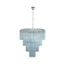Axyaa Green Glass Pendant LED Chandelier for Modern Living Room Lighting