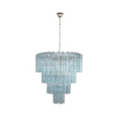 Axyaa Green Glass Pendant Light LED Chandelier for Living Room Lighting