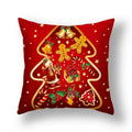 Axyaa Festive Christmas Pillow Case for Sofa Decor Merry Xmas Cushion Cover