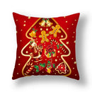 Axyaa Festive Christmas Pillow Case for Sofa Decor Merry Xmas Cushion Cover