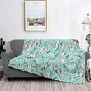 Axyaa Pink Axolotl Fleece Blanket for Bedroom & Home - Ultra-Soft & Adorable