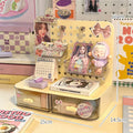 Axyaa Kawaii Hook Drawer Small Card Stand Display & Storage Rack for Idol Collectibles