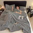 Axyaa Winter Warm Jacquard Bed Blanket - Ultra Soft Coral Fleece Wool Blanket