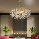 Axyaa Crystal Tree Chandelier: Elegant & Luxurious Restaurant Lighting