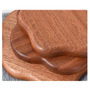 Axyaa Wooden Dining Tray | Japanese Style Dessert Plate | Ebony Small Plate