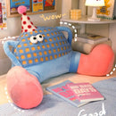 Axyaa Bigfoot Waist Cushion: Cozy Sofa Decor & Headrest Pillow, Ideal Gift for Girls