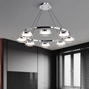 Axyaa Modern Indoor LED Chandelier Ceiling Lamp for Dining Room and Living Room