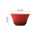 Axyaa Rainbow Gradient Ramen Bowls Set - 300ML Japanese Kitchen Tableware