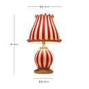 Axyaa Retro Art Ceramic Table Lamp LED Decor for Living Room, Bedroom, and Study