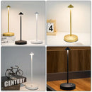 Axyaa LED Touch Night Desk Lamp: Rechargeable, 3 Color Temperatures, Stepless Dimming