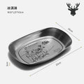 Axyaa American Style Tin Plate for Outdoor Dining