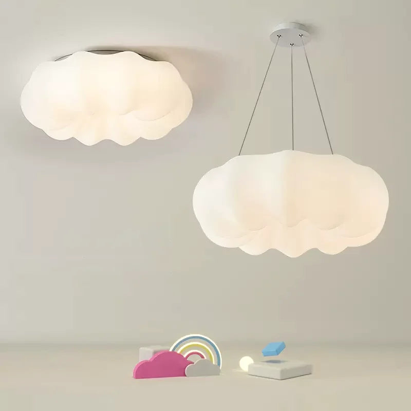 Axyaa Cloud LED Chandelier Modern Hanging Lamp for Home Decor