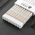 Axyaa Ceramic Chopsticks Set: Anti-Slip, Food Grade Flowers, Antibacterial, Mildew Resistant