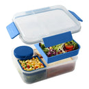 Axyaa Large Capacity Bento Box with Sauce Box - Leakproof Food Container for Lunch