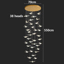 Axyaa LED Pendant Chandeliers for Modern Home Decor Indoor Lighting
