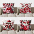 Axyaa Christmas Candy Canes & Gift Pillow Cover - Sofa, Bedroom, Car - Home Decor