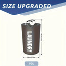 Axyaa Waterproof Foldable Laundry Basket with Padded Handle - Multi-Purpose Storage