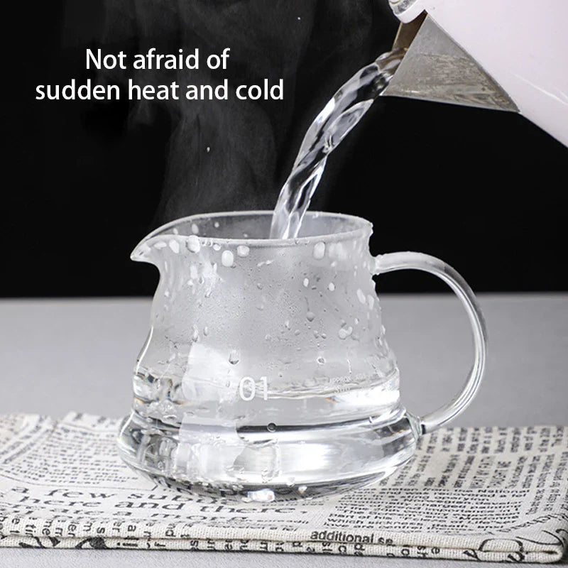 Axya Glass Coffee Pot Filter Brewer Cloud Kettle Teapot