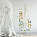 Height Measurement Jungle Wall Sticker Decal for Kids Room by Axyaa