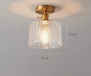 Axyaa Modern Glass Shade Ceiling Lights with E27 Holder