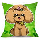Axyaa Pet Dog Pattern Cushion Cover - 45X45cm