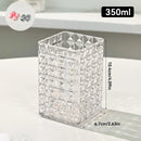 Axyaa Square Pen Holder Pencil Container for Office Supplies & Makeup Brushes