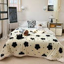 Axyaa Cotton Jacquard Blanket Quilt | Thick Winter Blanket | Multi-functional & Cozy