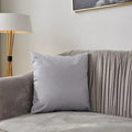 Axyaa Imitation Leather Throw Pillow Cover for Home Decor Sofas Cars