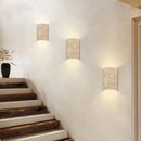Axyaa Wabi Sabi Yellow Cave Stone Outdoor LED Wall Light Sconce