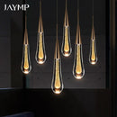 Axyaa Crystal Chandelier: Nordic Luxe Pendant Lamp for Bedroom, Dining Room & Bar