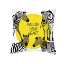 Axyaa Geometric Deer Pattern Cushion Cover for Sofa Decoration and Throw Pillow