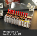 Axyaa Lipstick & Makeup Organizer: Cosmetic & Nail Polish Display Holder Box