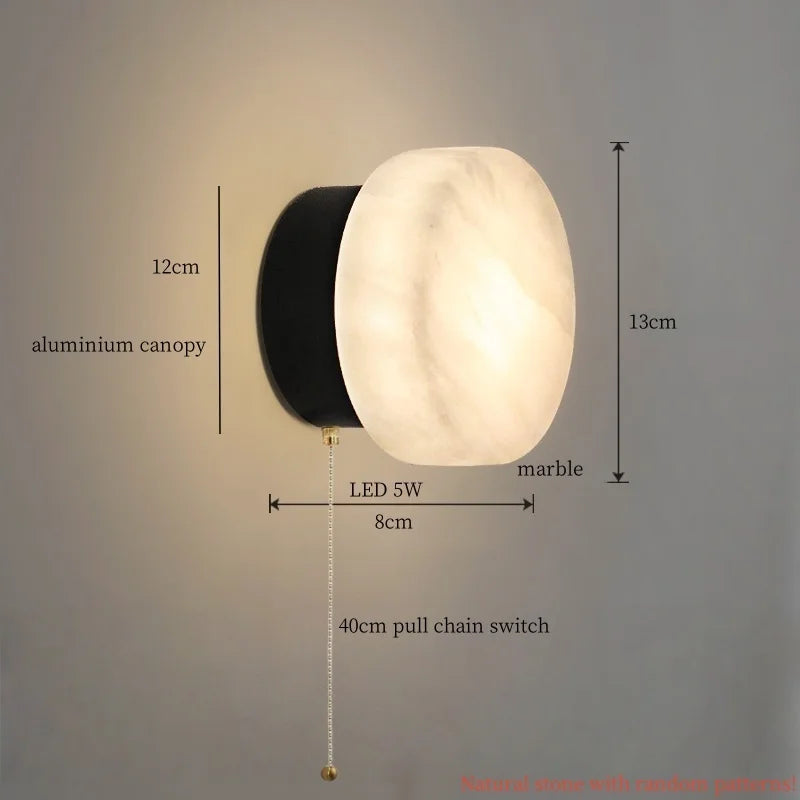 Axyaa Nordic LED Wall Lamps - Modern Indoor Bedroom Lighting Fixture