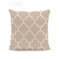 Axyaa Beige Geometric Lace Cushion Cover 45X45cm for Living Room Decor