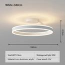 Axyaa Minimalist Ring LED Ceiling Chandelier for Dining Living Room Bedroom Lighting