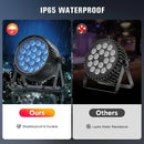 Axyaa RGBW LED Par Lights 4PCS 250W Waterproof Stage Lighting