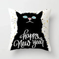 Axyaa Cat Sofa Pillow Cover - Cartoon Style Home Decor Pillowcase