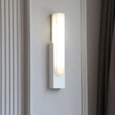 Axyaa Modern Nordic Marble LED Wall Sconces - Grey Metal Home Decor Wall Light