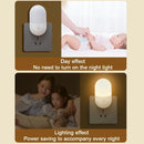 Axyaa LED Mini Night Light Switch Plug-In Lamp for Bedside Baby Feeding