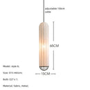 Axyaa Modern Minimalist Fabric Pendant Light - Creative Decorative Art Lamp