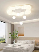Axyaa Bubble Cloud Bear Ceiling Lamp: French Cream Style for Master Bedrooms & Kids Rooms