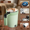 Axyaa Rechargeable Electric Stirring Mug Stainless Steel Coffee Tumbler