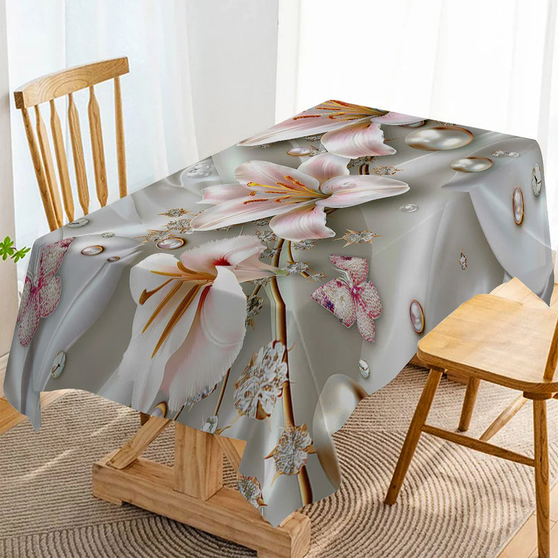 Axyaa Butterfly Floral Table Runner Pearl Diamond Party Decor