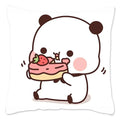 Cute Panda Bears Printed Pillow Case for Sofa Decoration by Axyaa
